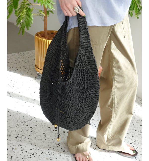 Spick and Span「《予約》GIANNI CHIARINI / ジャンニ キアリーニ  NEFELI」|ハンドバッグ|ブラック