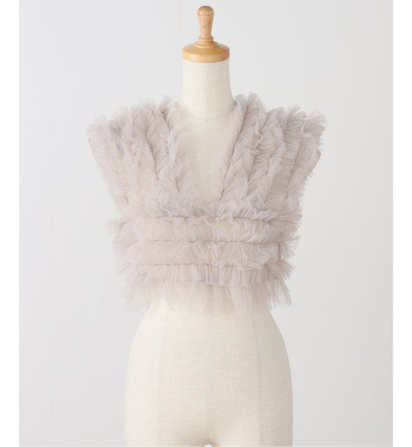  「《追加2》チュールベストオールインワン」|ドレス|