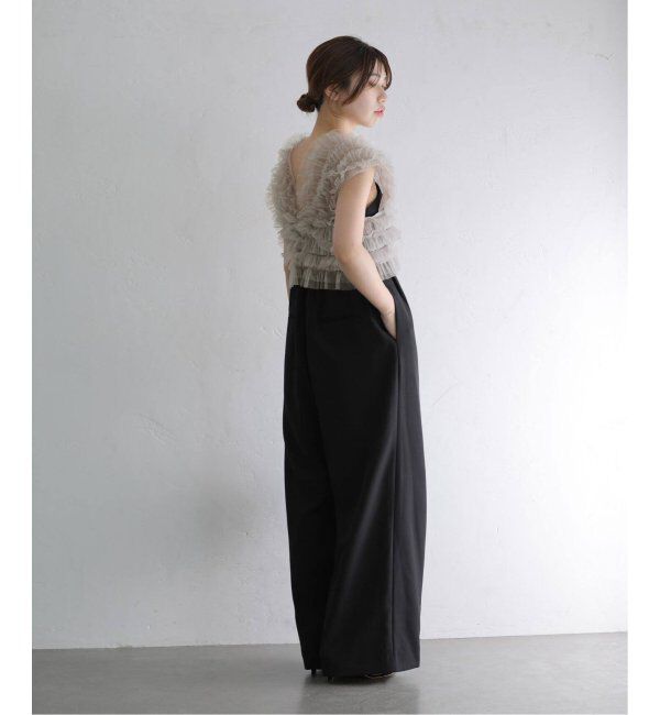  「《追加2》チュールベストオールインワン」|ドレス|