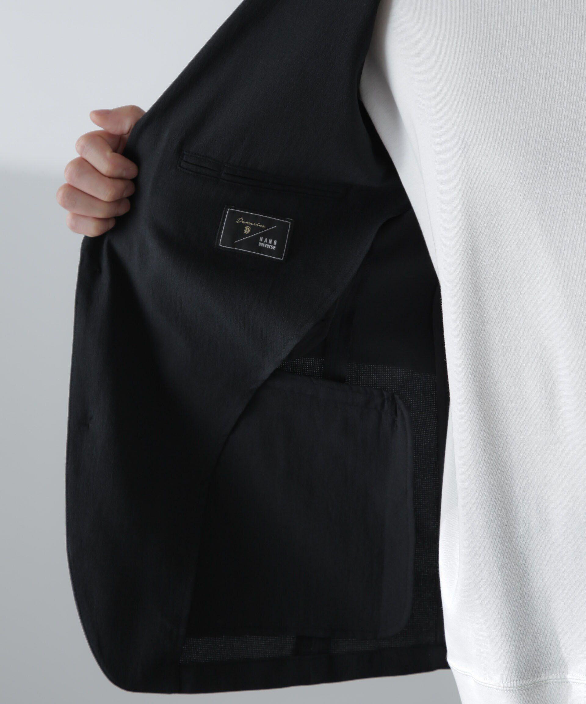 nano･universe「「Damerino」Air ワルツ DotAir(R)撥水ストレッチセットアップ」|スーツ|