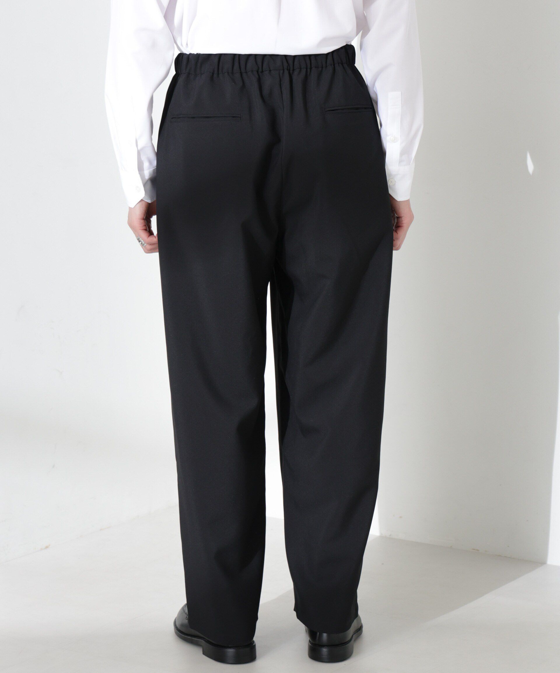 nano･universe「「大人のワイドパンツ」ハイツイストワイドスラックス」|チノ|