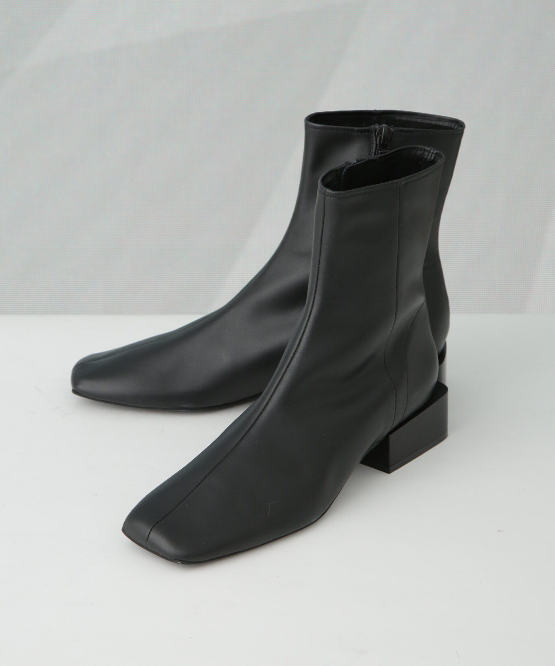 nano･universe「Azur/ローヒールショートブーツ」|ショートブーツ|