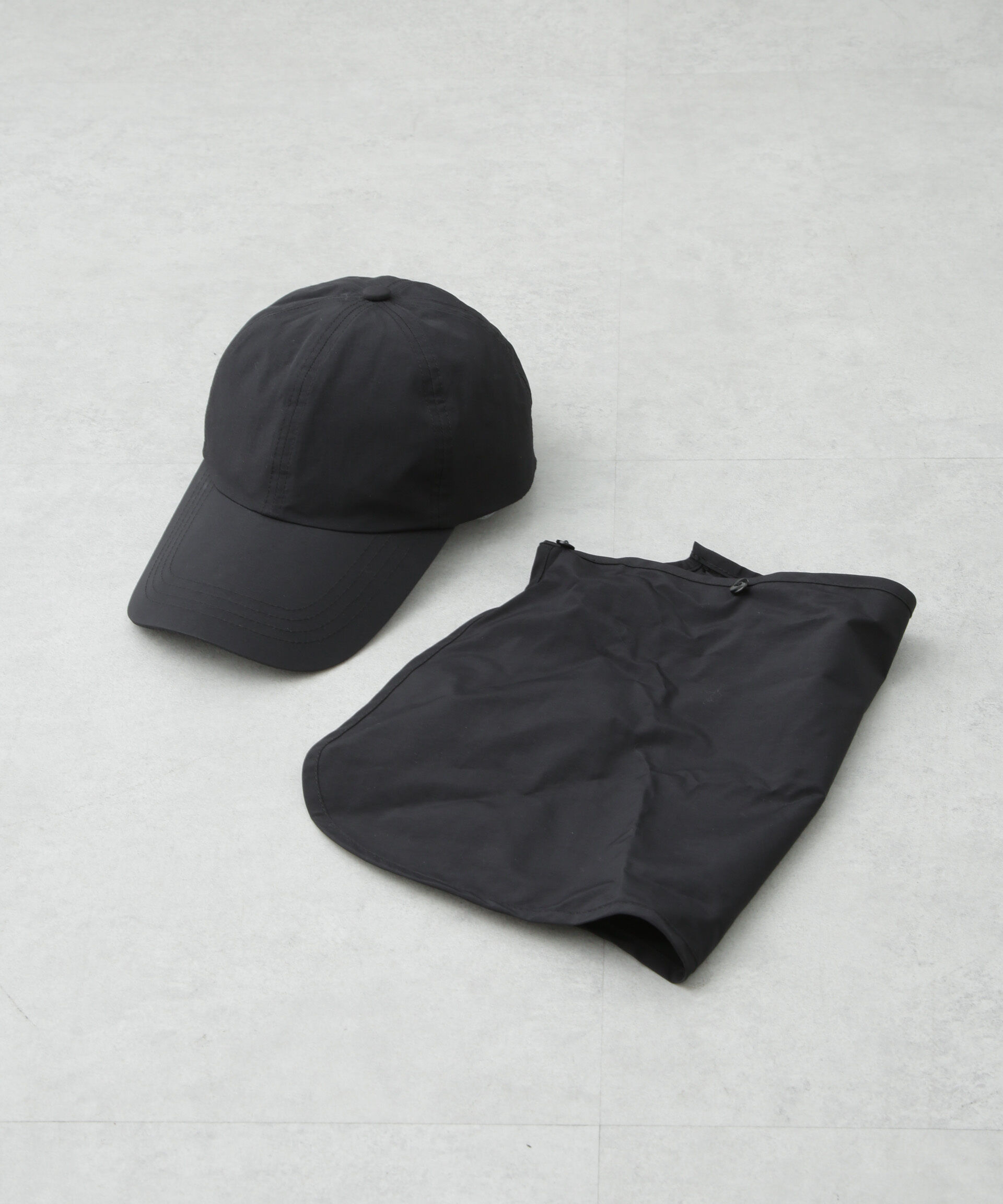 nano･universe「UVカット撥水サンシェードキャップ」|キャップ・キャスケット|