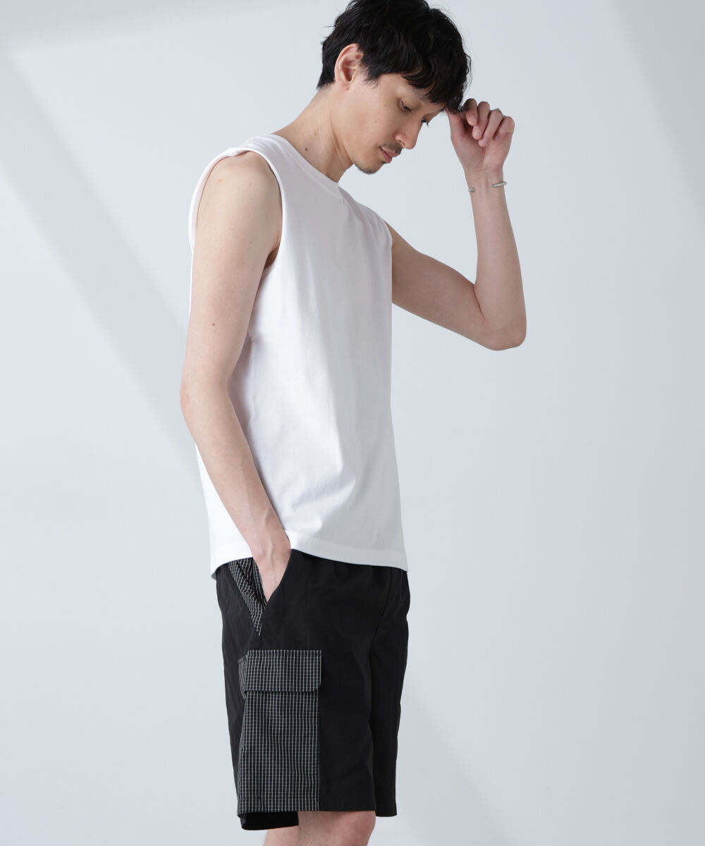 nano･universe「「NJ/CLUB」 ベーシック ノースリーブ」|Tシャツ・カットソー|