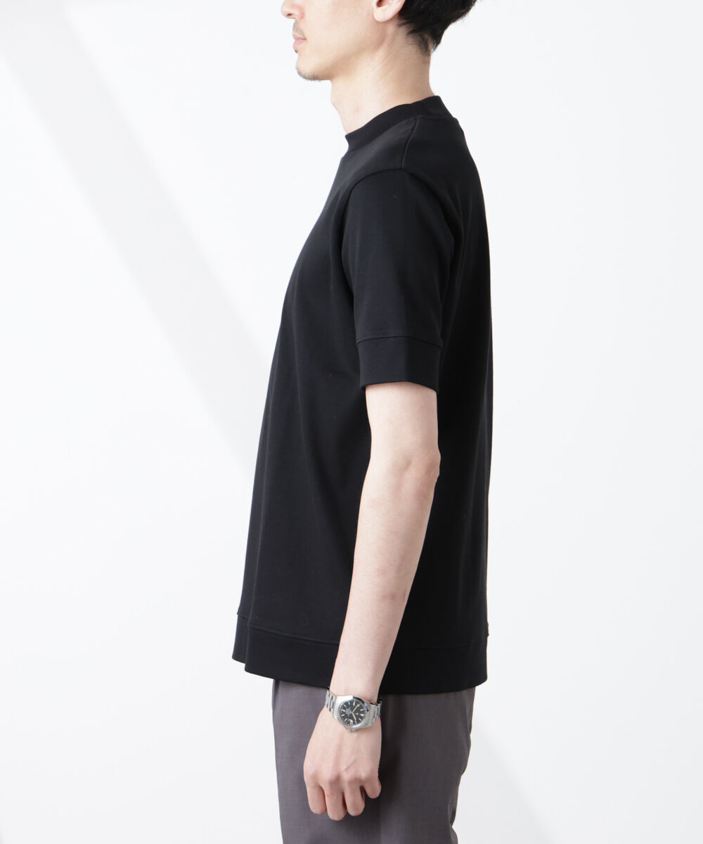 nano･universe「[FORMAL JERSEY]モックネックカットソー半袖」|Tシャツ・カットソー|