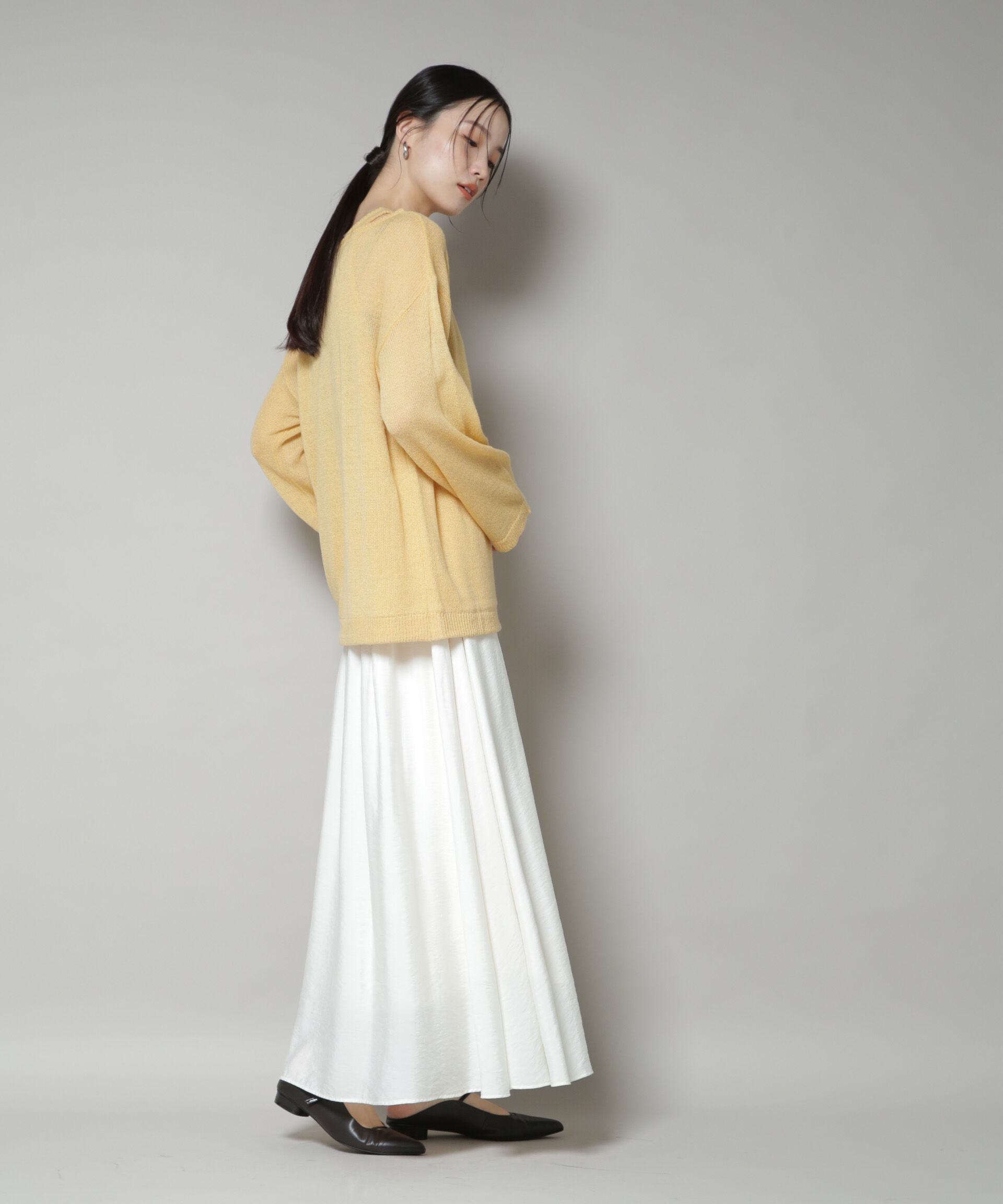 nano･universe「アメスリレイヤードデザインニット」|ニット・セーター|