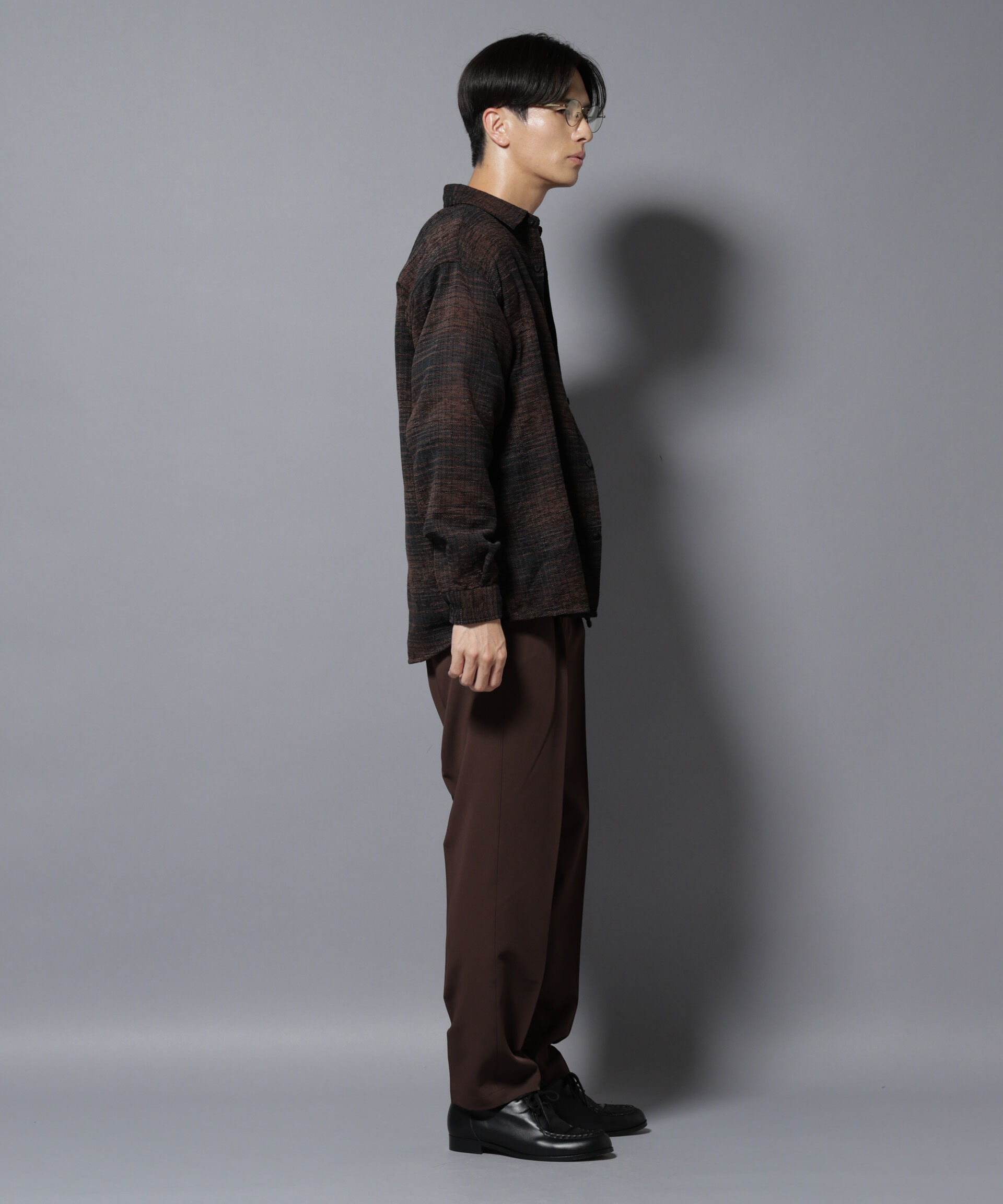 nano･universe「モールチェックシャツ 長袖」|シャツ・ブラウス|