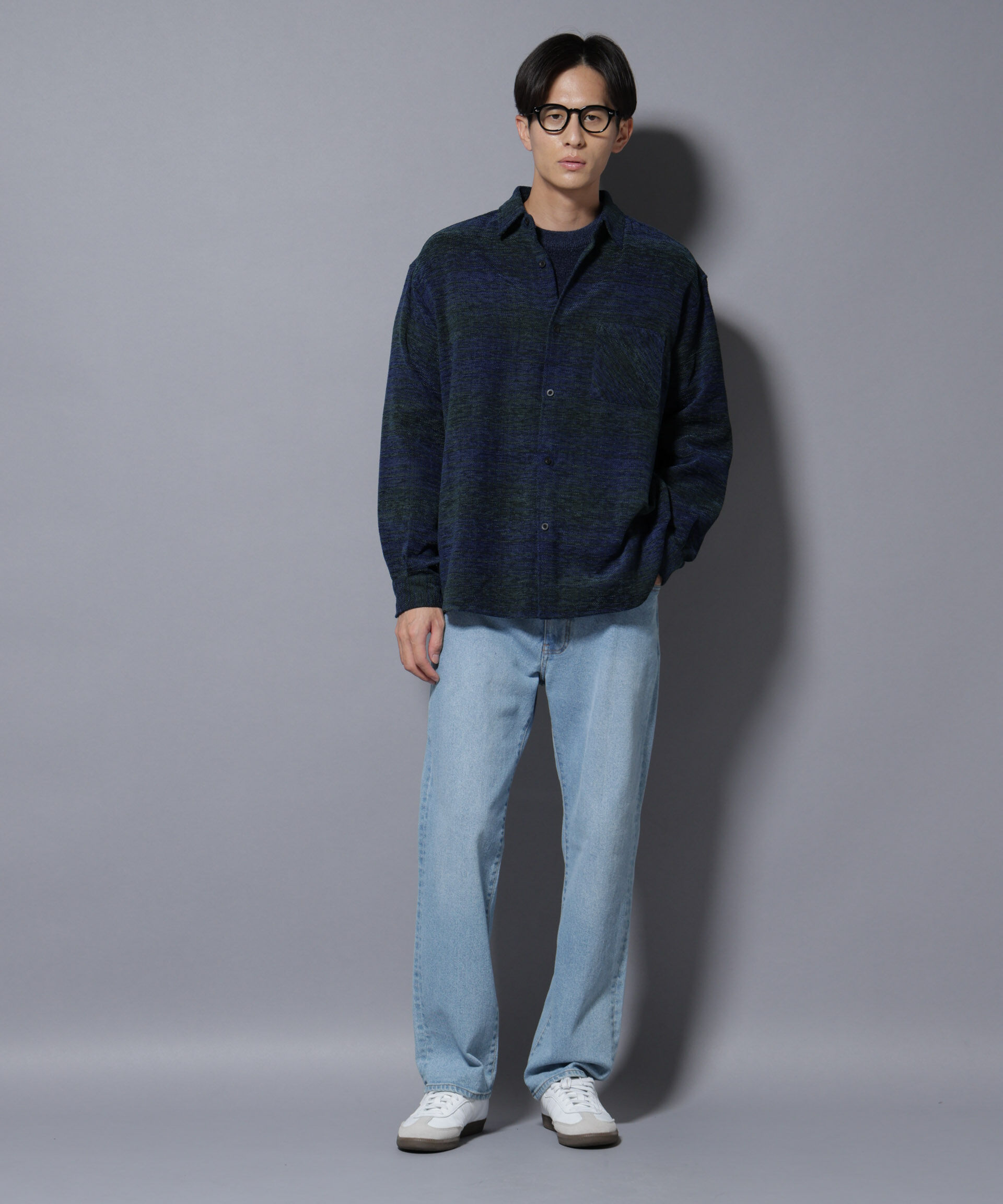 nano･universe「モールチェックシャツ 長袖」|シャツ・ブラウス|