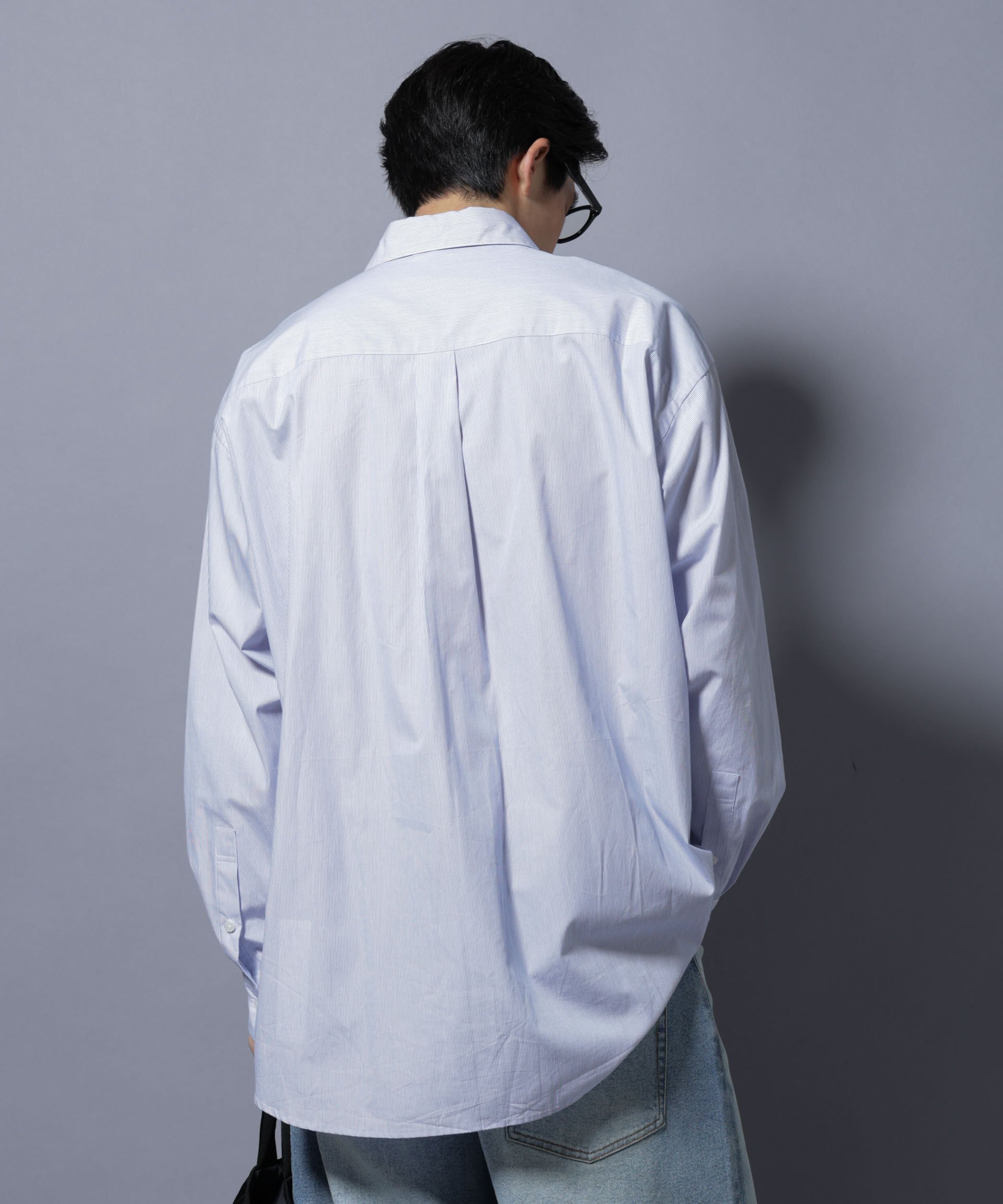 nano･universe「｢SIDOGRAS-SIDOPOPEL｣ マイクロストライプシャツ」|シャツ・ブラウス|