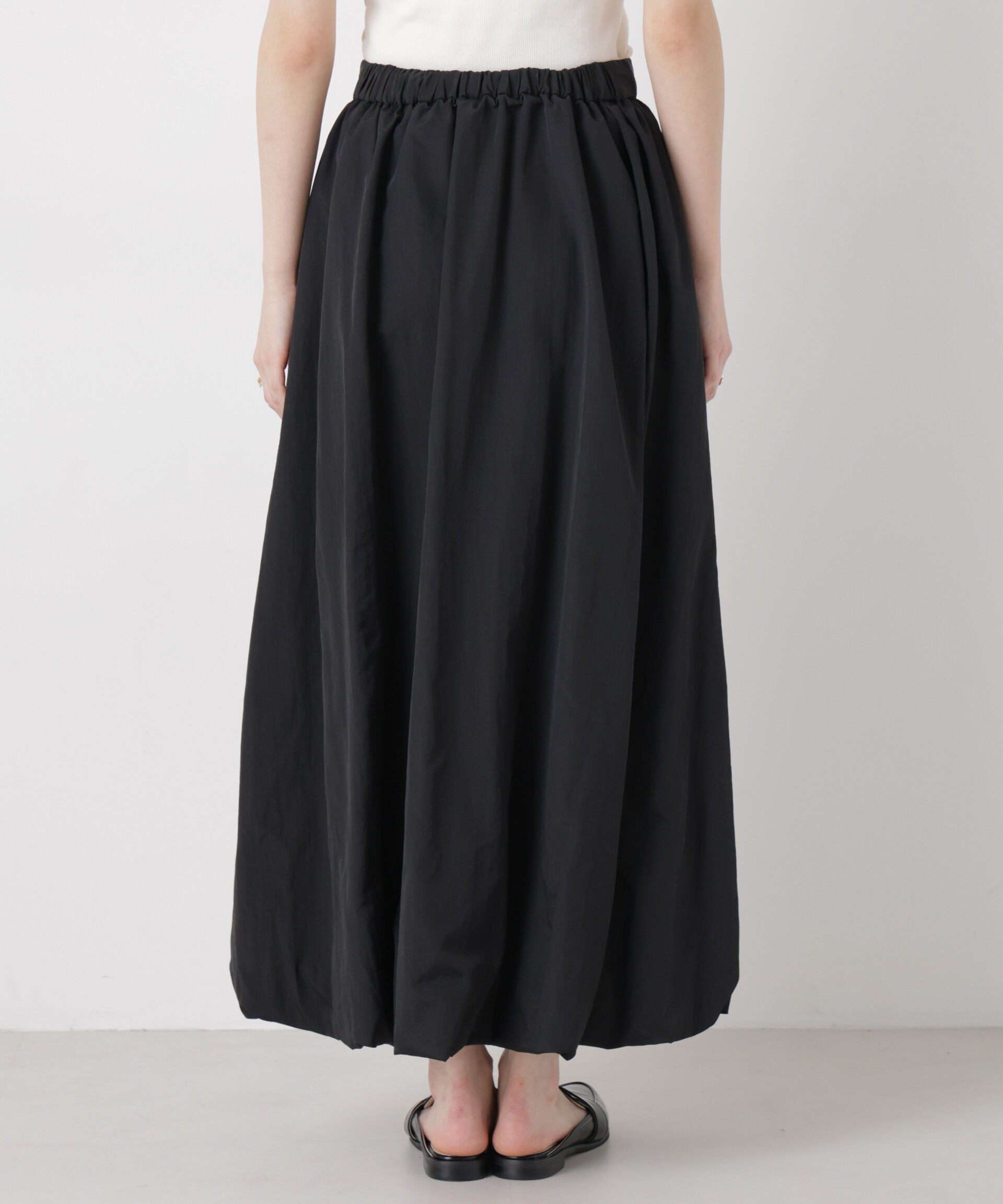 nano･universe「ナイロンタッサーバルーンスカート」|スカート|
