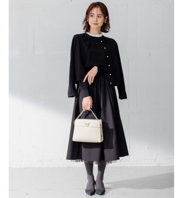 組曲「【人気商品追加分入荷！2WAY】ドットチュールリバーシブル スカート」|スカート|