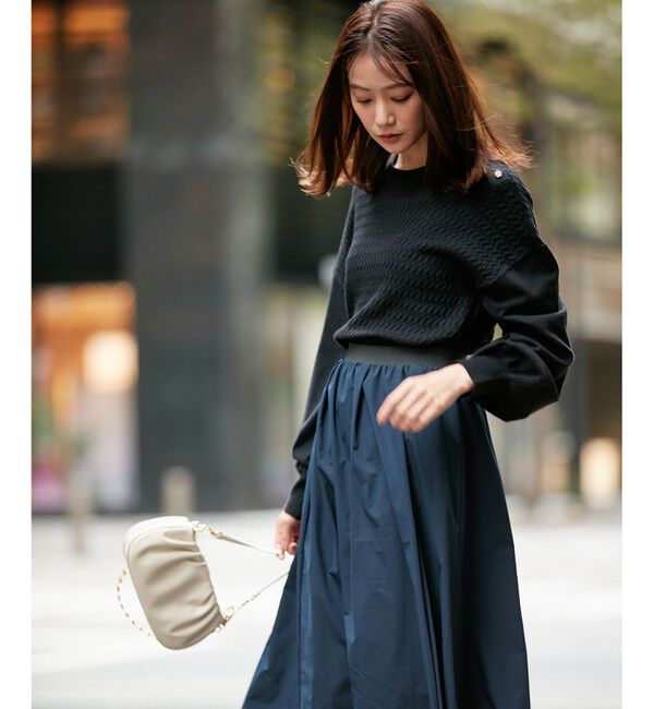 組曲「【人気商品追加分入荷！2WAY】ドットチュールリバーシブル スカート」|スカート|