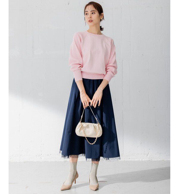 組曲「【人気商品追加分入荷！2WAY】ドットチュールリバーシブル スカート」|スカート|