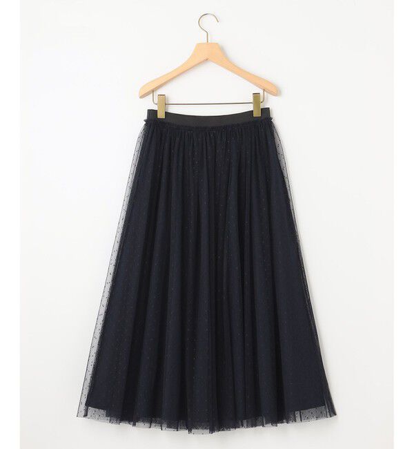 組曲「【人気商品追加分入荷！2WAY】ドットチュールリバーシブル スカート」|スカート|