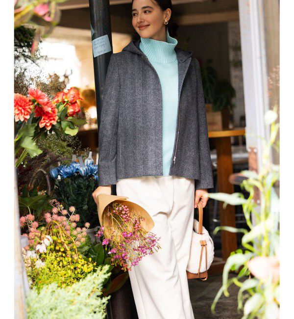 組曲「【2WAY】ウールモッサ ショートコート」|ミリタリー・モッズコート|