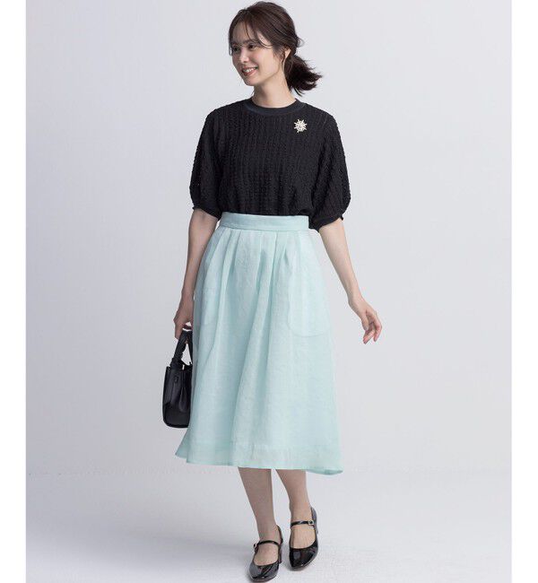 組曲「【WEB限定】シアーボイルタックフレア スカート」|スカート|