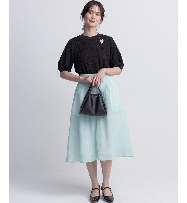 組曲「【WEB限定】シアーボイルタックフレア スカート」|スカート|