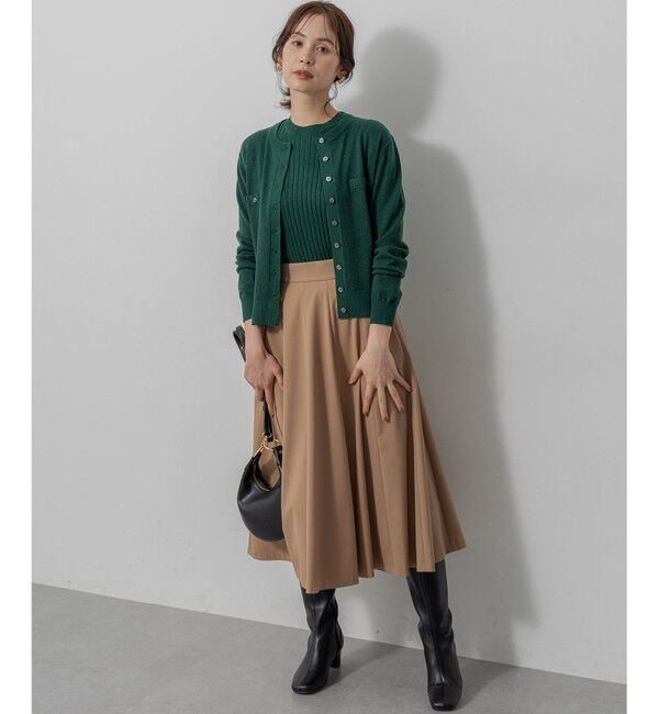 組曲「【ご好評につき追加販売 / 加藤ローサさん着用】ハンサムツイルフレア スカート」|スカート|