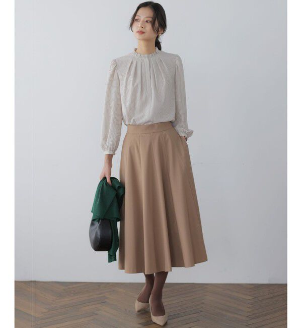 組曲「【ご好評につき追加販売 / 加藤ローサさん着用】ハンサムツイルフレア スカート」|スカート|