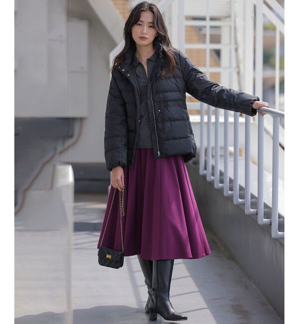 組曲「【ご好評につき追加販売 / 加藤ローサさん着用】ハンサムツイルフレア スカート」|スカート|