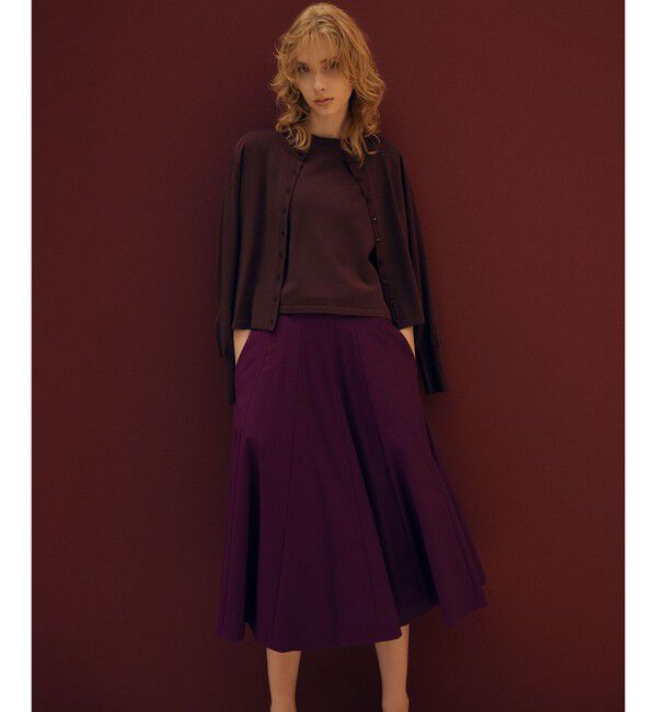 組曲「【ご好評につき追加販売 / 加藤ローサさん着用】ハンサムツイルフレア スカート」|スカート|