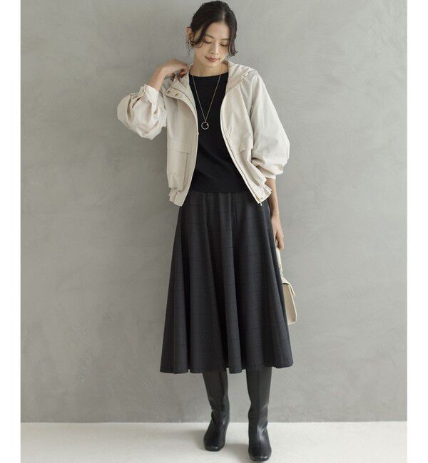 組曲「【ご好評につき追加販売 / 加藤ローサさん着用】ハンサムツイルフレア スカート」|スカート|