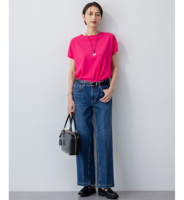 23区「【RED CARD TOKYO&times;23区】デニム ワイドパンツ」|デニム|