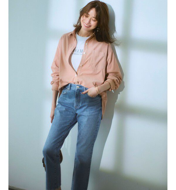 23区「【RED CARD TOKYO&times;23区】スリムストレート デニム パンツ」|デニム|