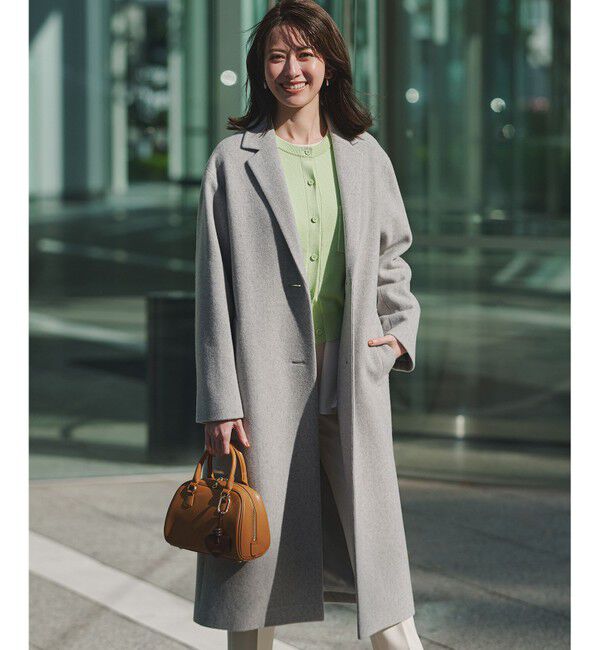 23区「【WEB&一部店舗限定】ウールモッサ チェスターコート」|チェスターコート|ﾗｲﾄｸﾞﾚ