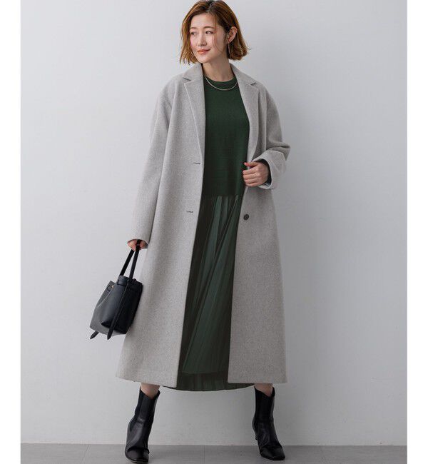 23区「【WEB&一部店舗限定】ウールモッサ チェスターコート」|チェスターコート|