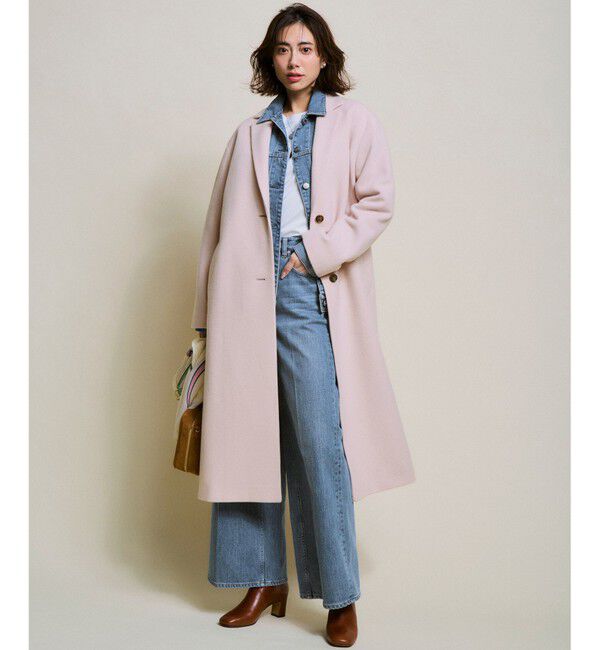 23区「【WEB&一部店舗限定】ウールモッサ チェスターコート」|チェスターコート|