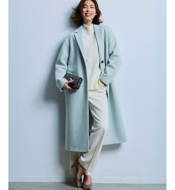 23区「【WEB&一部店舗限定】ウールモッサ チェスターコート」|チェスターコート|