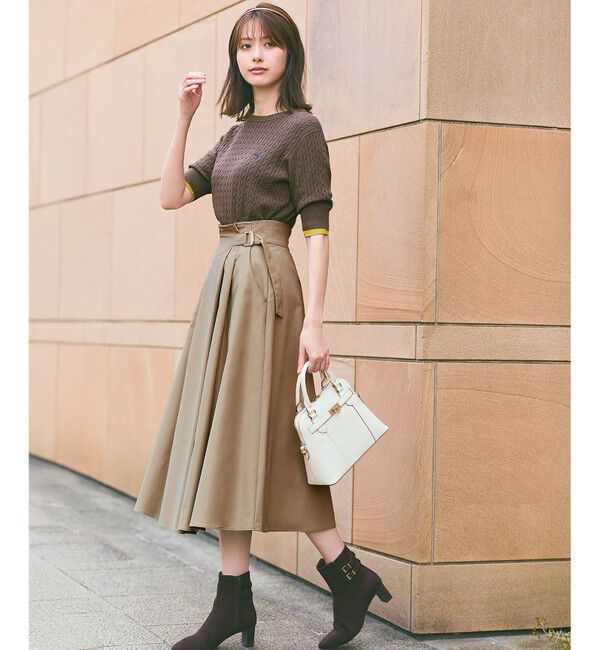 ANY SIS「ケーブルニット プルオーバー」|ニット・セーター|