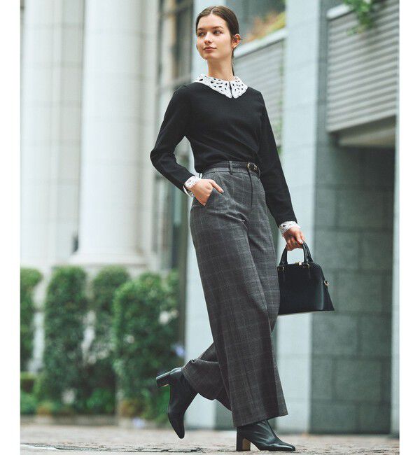 ANY SIS「レース襟 ニット」|ニット・セーター|