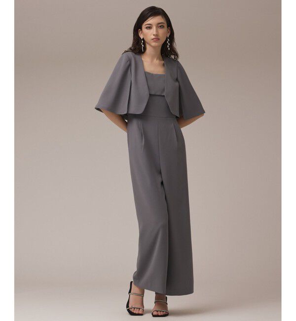 GRACE CONTINENTAL「ケープボレロ」|ボレロ|グレー