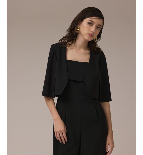 GRACE CONTINENTAL「ケープボレロ」|ボレロ|ブラック