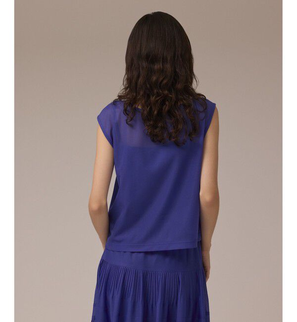 GRACE CONTINENTAL「オーガンドレープトップ」|シャツ・ブラウス|