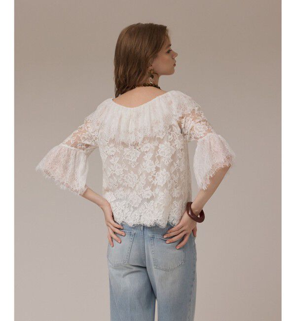 Diagram「レースコンビフリルブラウス」|シャツ・ブラウス|