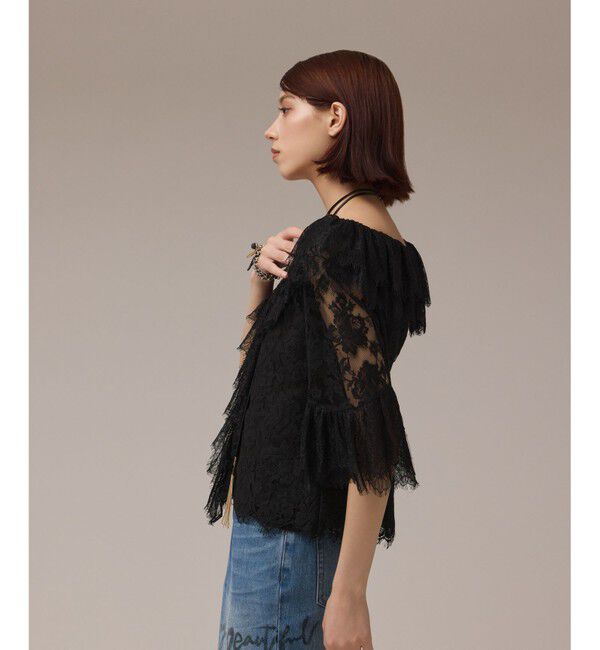 Diagram「レースコンビフリルブラウス」|シャツ・ブラウス|