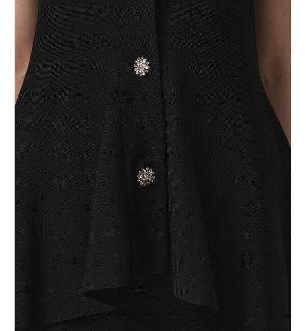 GRACE CONTINENTAL「ビジューニットベスト」|ベスト・ジレ|