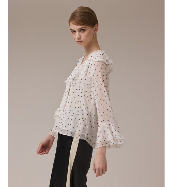 Diagram「ラッフルドットトップ」|シャツ・ブラウス|