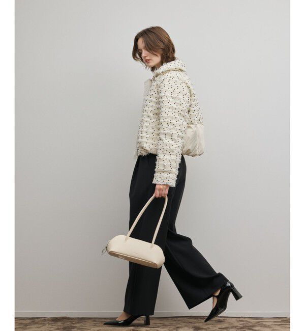 GRACE CONTINENTAL「ツイードダウンジャケット」|ダウン|