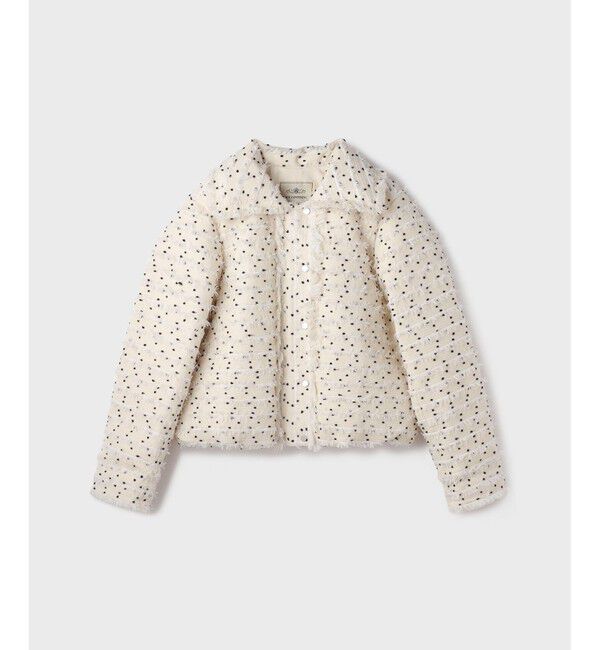 GRACE CONTINENTAL「ツイードダウンジャケット」|ダウン|