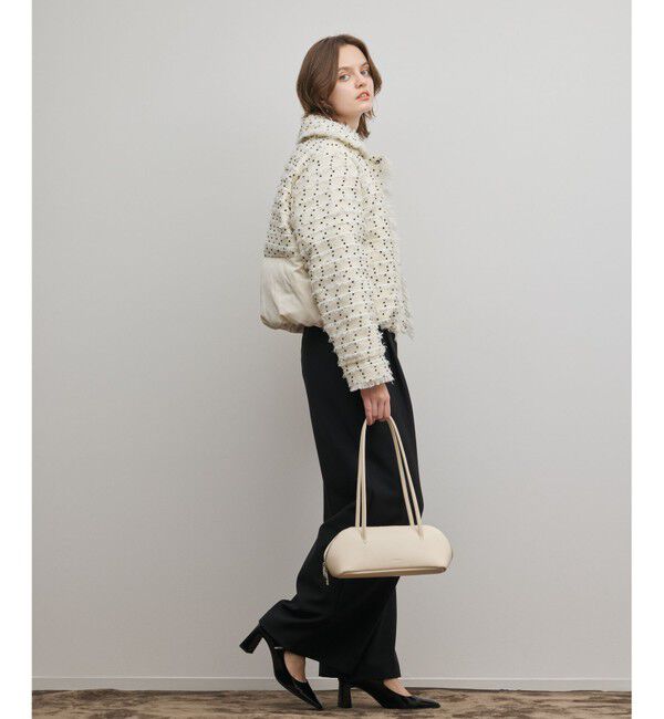 GRACE CONTINENTAL「ツイードダウンジャケット」|ダウン|