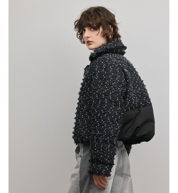 GRACE CONTINENTAL「ツイードダウンジャケット」|ダウン|