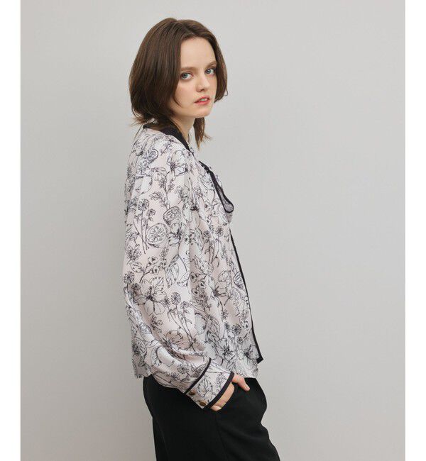 GRACE CONTINENTAL「フルーツフラワープリントトップ」|シャツ・ブラウス|