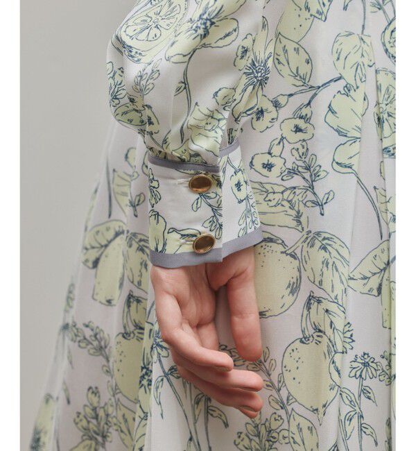 GRACE CONTINENTAL「フルーツフラワープリントトップ」|シャツ・ブラウス|