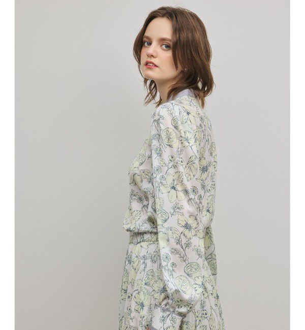 GRACE CONTINENTAL「フルーツフラワープリントトップ」|シャツ・ブラウス|