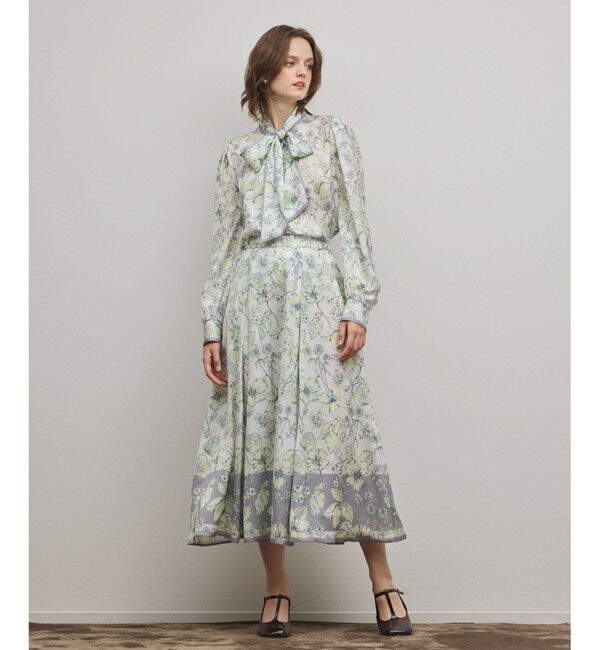 GRACE CONTINENTAL「フルーツフラワープリントトップ」|シャツ・ブラウス|