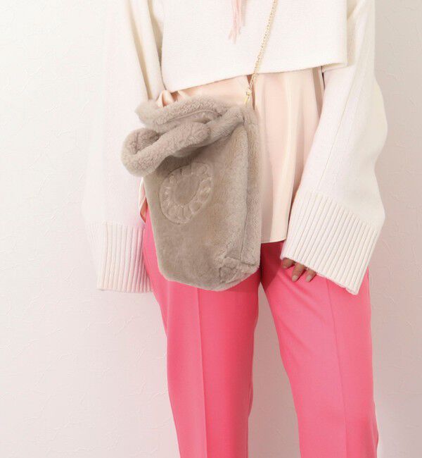 NOLLEY'S「ムートン刺繍バッグ　made in Italy」|トートバッグ|